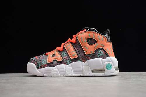 340AT3408800AIR MORE UPTEMPO GS TOTAL ORANGEBLACKHYPER JADWOMAN3640