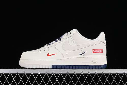 340XZ6188001AIR FORCE 1 07 LOW SUPREME WHITEBLUEWOMAN3639MAN4045