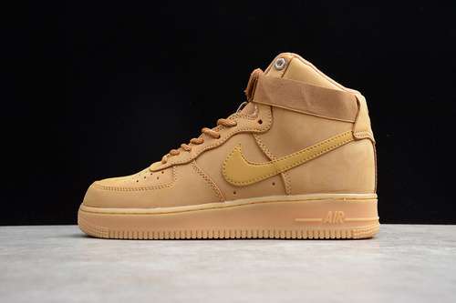 CJ9178200AIR FORCE 1 HIGH FLAXWHEATGUM LIGHT BROWNBLACKMAN4045