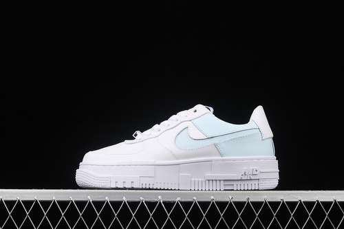 300CK6649113AIR FORCE 1 PIXEL WHITEWHITELIGHT BLUEWOMAN3639MAN4045