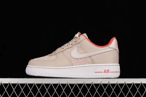 300DQ7782200AIR FORCE 1 LOW 07 FOSSIL STONELASER CRIMSONWHITEWOMAN3639MAN4045