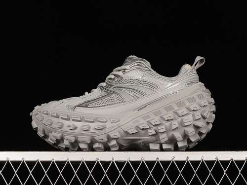 650W2RA61200BALENCIAGA DEFENDER RUBBER PLATFORM SNEAKERS GREYGREYSILVERUNISEX3546
