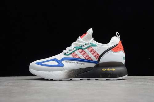 350FZ4839ZX 2K BOOST SHOES CLOUD WHITECLOUD WHITESCARLETWOMAN3639MAN4045