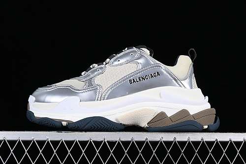 450W2FS28106BALENCIAGA TRIPLE S WHITEGREYSILVERBLACKWOMAN3539MAN4046