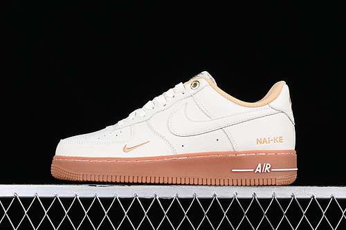 320NK0621988AIR FORCE 1 07 LOW NAIKE WHITEYELLOWBROWNWOMAN3639MAN4045