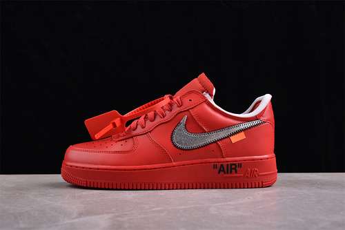 400AO4297600OFF WHITE AIR FORCE 1 REDSILVERMAN39475