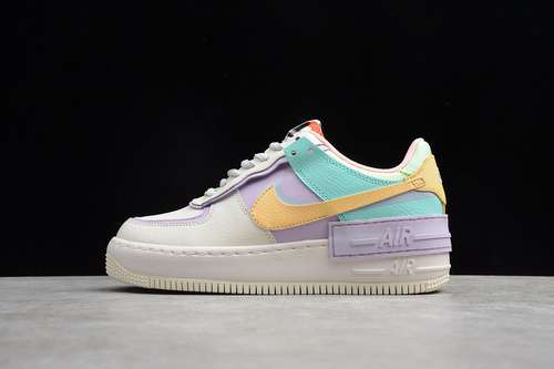 CI0919101GZ AIR FORCE 1 SHADOW PALE IVORYCELESTIAL GOLDTROPICAL TWIST