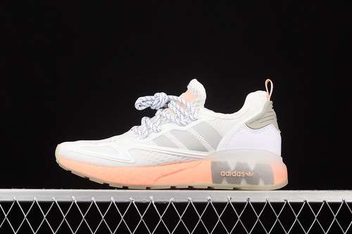 300FY2013ZX 2K BOOST SHOES CLOUD WHITECLEAR ONIXGLOW PINKWOMAN3640