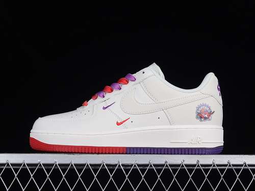 340KK6325015AIR FORCE 1 LOW 07 WHITEREDPURPLEWOMAN3639MAN4045