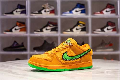450CJ5378800H12 GRATEFUL DEAD X DUNK LOW SB ORANGE BEAR BRIGHT CERAMICGREEN SPARK