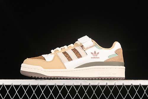 250IF3884WMNS FORUM 84 LOW SNOWFLAKES ACORNS WILD BROWNOFF WHITELINEN KHAKIUNISEX3645