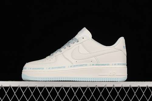 340PO3699808UNINTERRUPTED X NK AIR FORECE 1 LOW 07 SU19 MORE THAN BEIGEICE BLUE