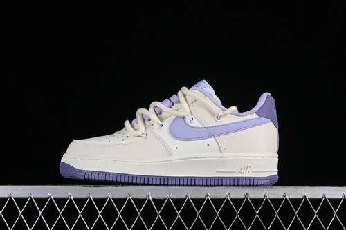 340BD7701022AIR FORCE 1 07 LOW MILK WHITEBLUEPURPLEWOMAN3639MAN4045