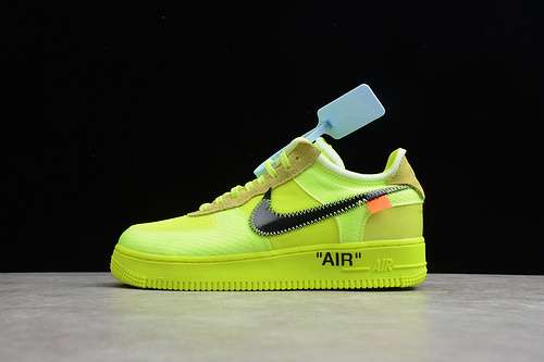 AO4606700AIR FORCE 1 X  OFFWHITE VOLTCONEBLACKHYPER JADEWOMAN3639MAN404512130