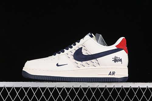 340XZ3318566AIR FORCE 1 07 LOW OFF WHITEBLUEREDWOMAN3639MAN4045