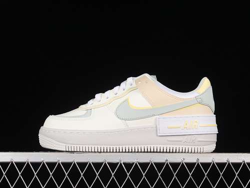 300DR7883101AIR FORCE 1 SHADOW SAILCITRON TINTPEARL WHITELIGHT SILVERWOMAN35540
