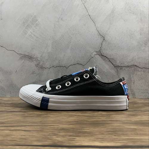 230166738CCHUCK TAYLOR 70S ALLSTAR LOW TOP BLACKRUSH BLUEEGRETWOMAN3539MAN4044