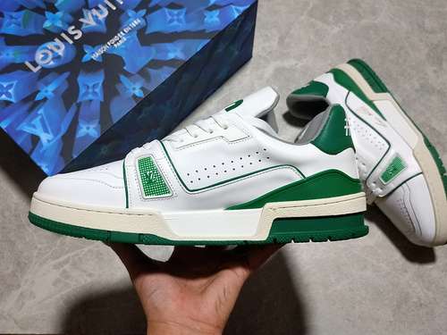 750LV 2021 TRAINER SNEAKERS WHITEWHITEGREENMAN3845