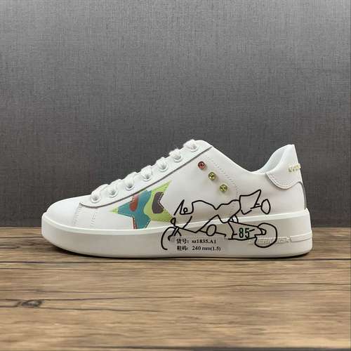 300GOLDENGOOSE UOMODONNA WHITEWHITEMULTICOLORWOMAN3540