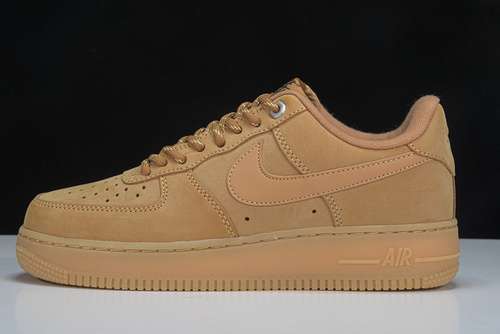 250CJ9179200AIR FORCE 1 LOW FLAXWHEATGUM LIGHT BROWNBLACKUNISEX3645
