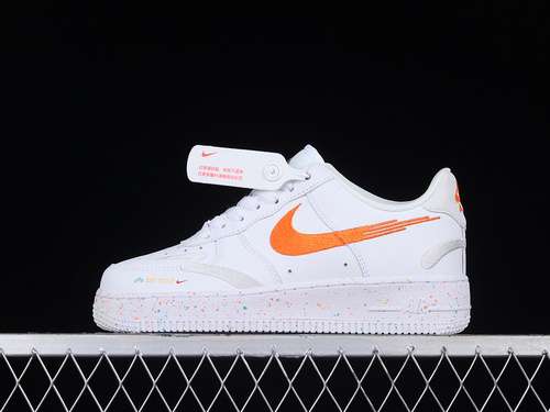 300FD4622161AIR FORCE 1 LOW LEAP HIGH WHITEWASHED TEALWHITESAFETY ORANGERUSH PINK