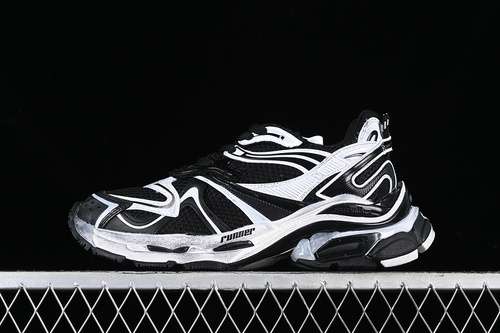 540W3RXP0213BALENCIAGA RUNNER KITH FOURCOLOR 70 BLACKWHITEWOMAN3539MAN4046
