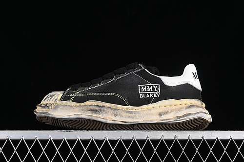 400MMY WAYNE ORIGINAL SOLE LEATHER LOW SNEAKER WHITEBLACKYELLOWMAN3945
