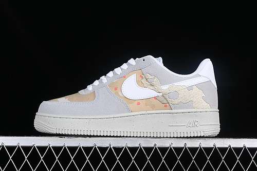 300DD1175001AIR FORCE 1 07 LOW DESERT CAMO PHOTON DUSTTEAM ORANGEGRAINPHOTON DUST