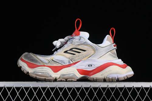 500W2MV12160BALENCIAGA CARGO WHITEGREYYELLOWREDWOMAN3539MAN4046