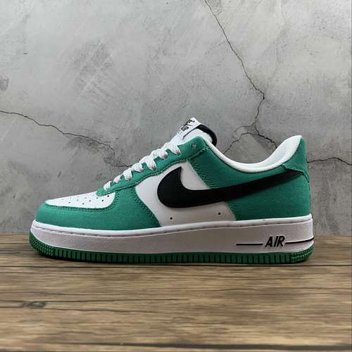 290315122105AIR FORCE 1 LOW 07 LV8 GREENWHITEBLACKWOMAN3639MAN4045