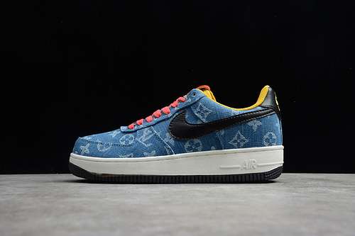 280315111222LV X AIR FORCE 1 LOW BLUEBLACKORANGEWOMAN3639MAN4045
