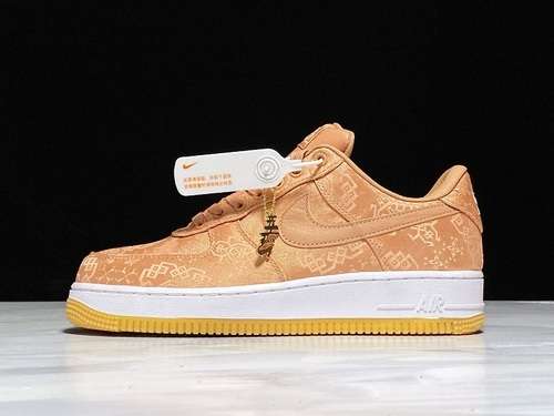 550CJ5290600H12 AIR FORCE 1 LOW CLOT ROSE GOLDWHITEGUM MEDIUM BROWN