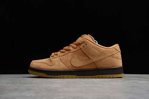 460BQ6817204SB DUNK LOW WHEAT MOCHA WHEATWHEATBLACKWOMAN3639MAN4045
