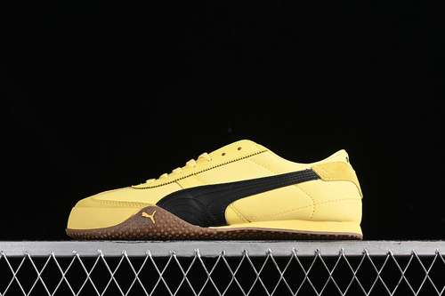 24040218605PUMA BELLA UT LEATHER BLACKBROWNYELLOWWOMAN3639MAN4045