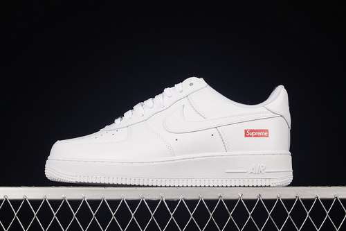 300CU9225100SUPREME X AIR FORCE 1 LOW BOX LOGO WHITEWHITEWHITEWOMAN3639MAN4045