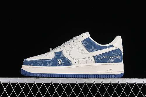 340DD8686400AIR FORCE 1 07 LOW LV WHITEGREYBLUEWOMAN3639MAN4045