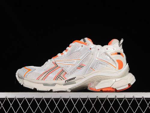 600ZG BALENCIAGA 70 21SS SNEAKERS WHITEORANGEBLACKWOMAN3539MAN4046
