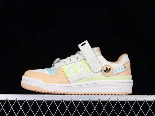 270GW4427FORUM 84 LOW SHOES CHALK WHITEYELLOW TINTGLOW ORANGEWOMAN3640