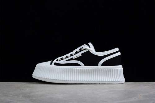 360CHANEL CREEPERS CANVAS LACE SNEAKER BLACKBLACKWHITEWOMAN3540