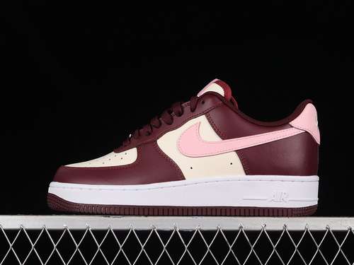300FD9925161AIR FORCE 1 LOW VALENTINES DAY SAILNIGHT MAROONMEDIUM SOFT PINK35545