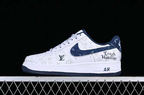 300DR9868600AIR FORCE 1 07 LOW WHITEBLUEBLACKWOMAN3639MAN4045