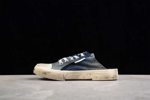 300BALENCIAGA PARIS CASUAL CANVAS SHOES WHITEBLUEWOMAN3539MAN4046