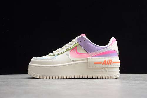 280CU3012164AIR FORCE 1 LOW SHADOW WHITEPINKPURPLEWOMAN3639