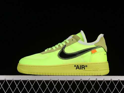 380AO4606700OFFWHITE X AIR FORCE 1 LOW VOLTCONEBLACKHYPER JADEWOMAN3639MAN4045