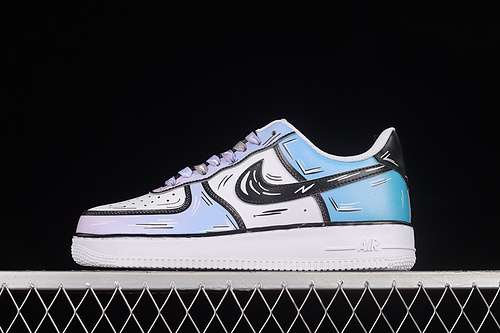 340CW2288211AIR FORCE 1 07 LOW LIGHT BLUEWHITEBLACKWOMAN3639MAN4045