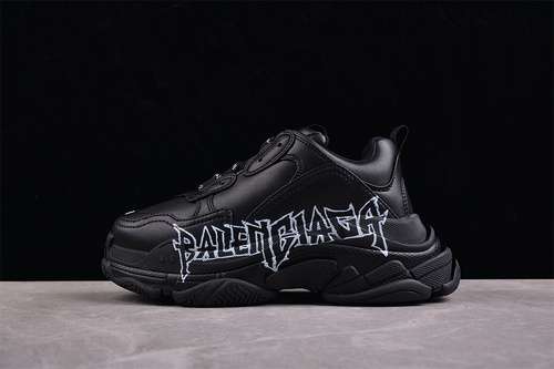 480W2W2FAY9017BALENCIAGA TRIPLE S SNEAKER BLACKWHITEWOMAN3539MAN4046