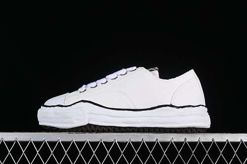 400MMY WAYNE ORIGINAL SOLE LEATHER LOW SNEAKER BLACKWHITEWOMAN3539MAN4045
