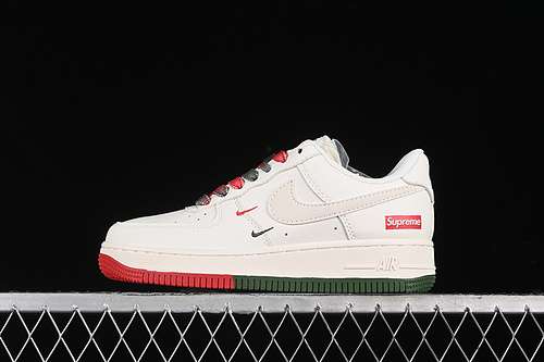 340XZ6188009AIR FORCE 1 07 LOW SUPREME OFF WHITEREDGREENWOMAN3639MAN4045