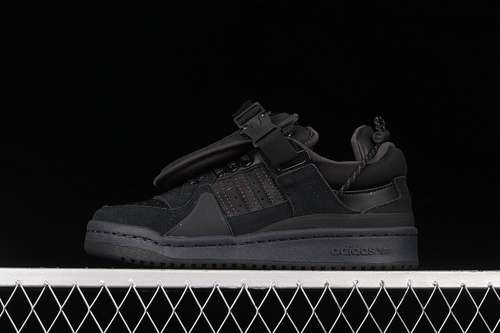 350GW5021BAD BUNNY X FORUM BUCKLE LOW BACK TO SCHOOL CORE BLACKCORE BLACKCORE BLACK