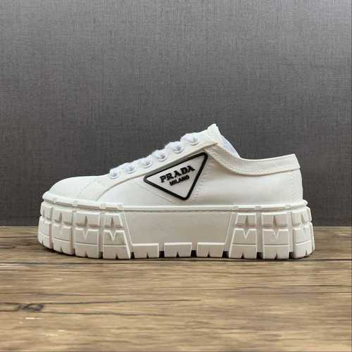 360PRADA PLATFORM DADDY SHOES WHITEWHITEWHITEWOMAN3540